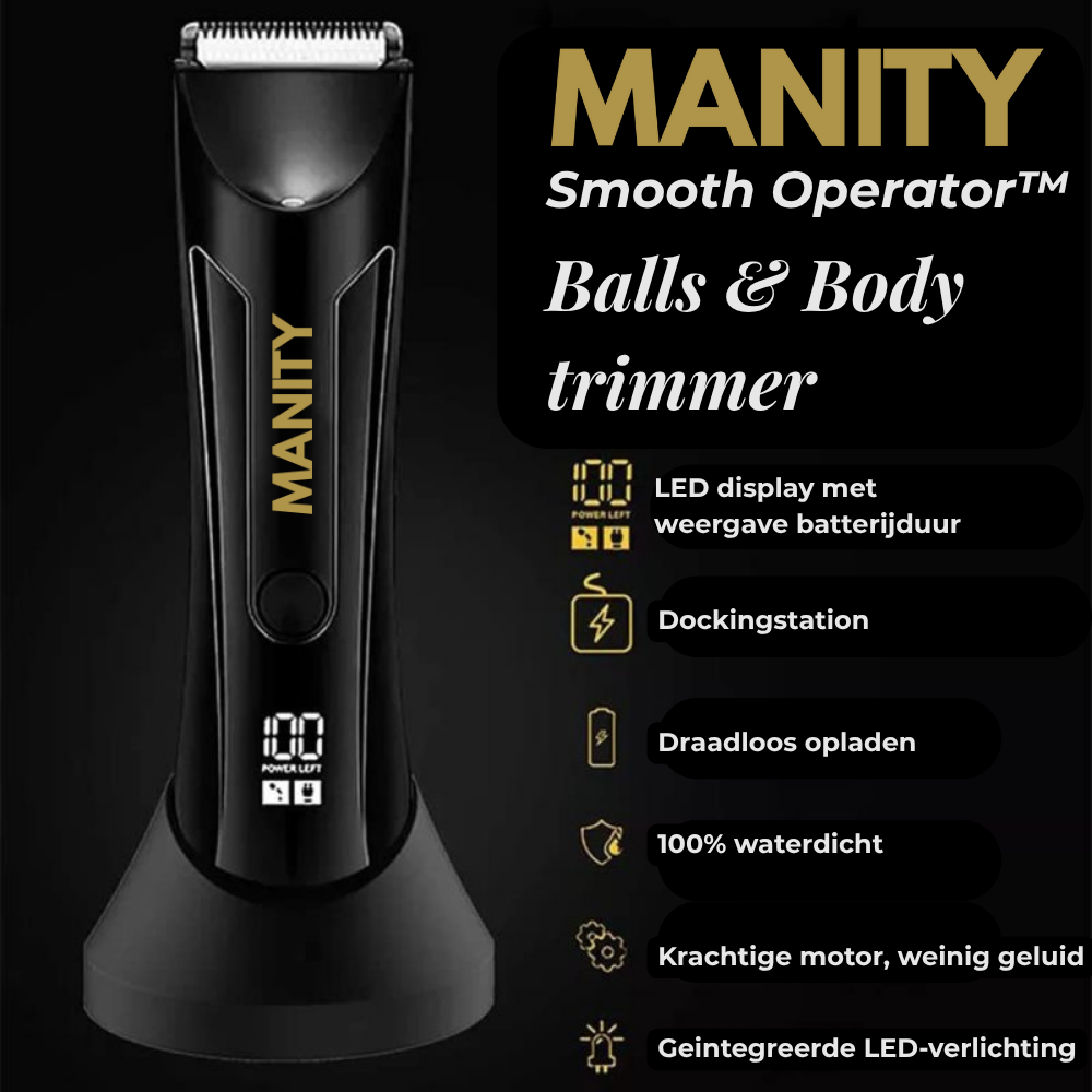 Smooth Operator™ Waterproof balls & body trimmer